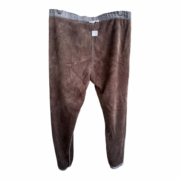 MyStyle Plaid Pull On Pants Lined Gray Black Straight Leg Size Large - Picture 3 of 4